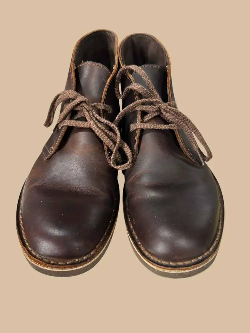 Clarks Desert Boot Brown Leather Men's Size 7.5